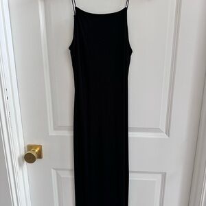 Chic Black Midi Dress
